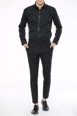 Contrasting trim cotton shirt, zdjęcie 2 Contrasting trim cotton shirt od Lanvin